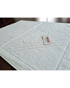 VIKTORIJA Peškir hotelski grčki rad 50x80 cm 850g beli - 615-1