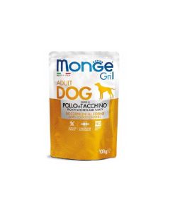 MONGE Hrana za pse Grill sos piletina i ćuretina 100g - 8009470013116
