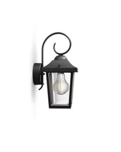 PHILIPS Spoljasnja zidna lampa Buzzard crna 1x60W E27 crna - 19853