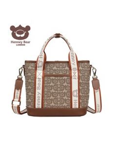 HENNY BEAR Tašna damska H-1140 brown bear 28.5x14x23.5