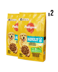 PEDIGREE Suva hrana za pse Adult Piletina 12kg x2 komada - 3463954