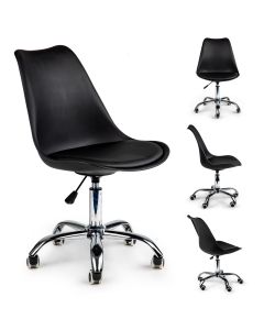 BOLZZ Pisa set 4 stolice black - BOLPISCHABLCKS