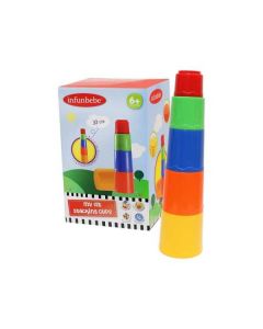 INFUNBEBE Igračka za bebe - Zaglavljene čase 5 komada 12+m - PL204-5