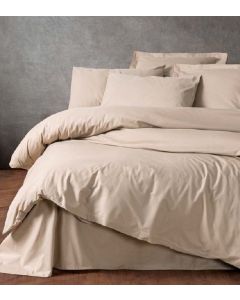 DEKOR DOM Komplet posteljina CB Ranforce double Plain line, Bej - 041449-1