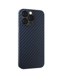 DEVIA Futrola Hard Case Ultra Thin Magnetic Carbon za Iphone 14 Plus, plava - 20381