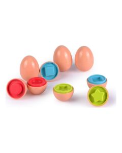 INFUNBEBE Igračka za bebe 6 Shape Sorter Eggs - PLE12-6