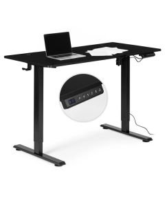 MODERNHOME Podesivi electric sto 120x60 cm podesavanje visine 72–117 cm black