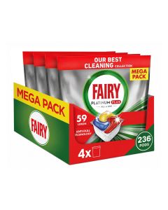 FAIRY Platinum Plus Tablete Lemon 59 kom x 4