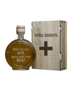 INFINITY DEKOR Poklon set Prva pomoć, sa 2 čašice (rakija nije uključena) - 2087-1