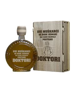INFINITY DEKOR Poklon set za Doktora, sa 2 čašice (rakija nije uključena) - 2141-1-1