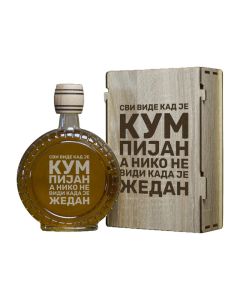 INFINITY DEKOR Poklon set Kum je žedan, sa 2 čašice (rakija nije uključena) - 1983-1-1-1