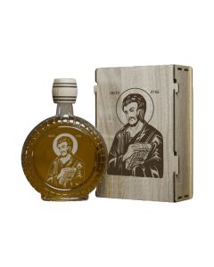 INFINITY DEKOR Slavski poklon set Sveti Luka, sa 2 čašice (rakija nije uključena) - 2010-1-1