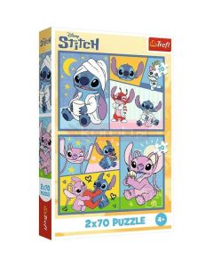 TREFL Puzzle Lilo & Stitch - 2x70 delova - 102957-T34444