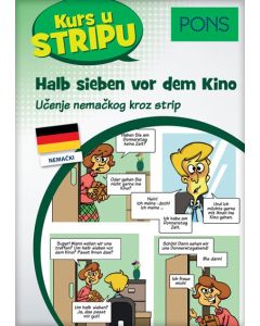 PONS kurs u stripu - nemački: halb sieben vor dem Kino - 9788653308933