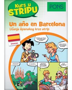 PONS kurs u stripu - španski: un año en Barcelona - 9788653308957