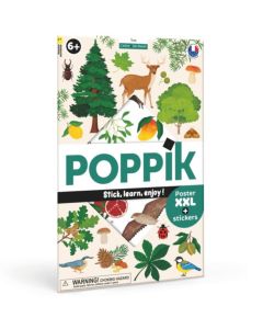 Poppik Edukativni poster sa nalepnicama Otkrića: Drvo 6+ - DIS031