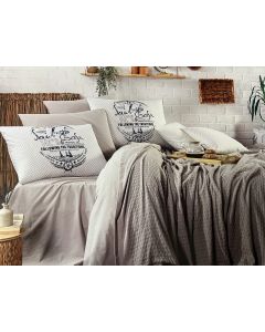 VIKTORIJA Pike set Marine Cappucino - VLK000459-cappucino