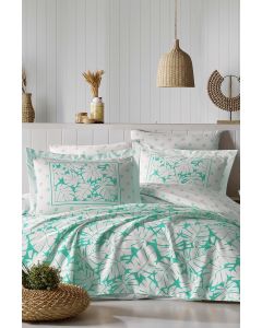 VIKTORIJA Posteljina velika 200x220cm Summer time mint - VLK000489-summerti-1