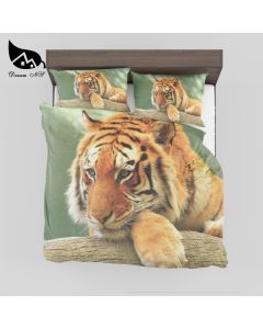 VIKTORIJA Posteljina 3D SATEN Tigar - VLK000413-tigar