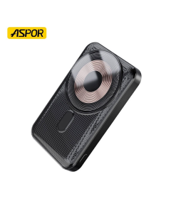 Power Bank Aspor A326 Mag Charger 22.5W 10000 mAh crni