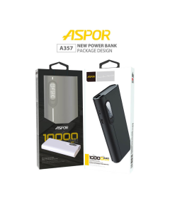 Power Bank Aspor A357 10000 mAh bela - 603952