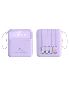 Power Bank Fast Charger 20000 mAh ljubicasti - 613190