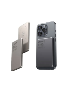 Power Bank Mag Charger 5000mAh PD20W+15W ljubicasti