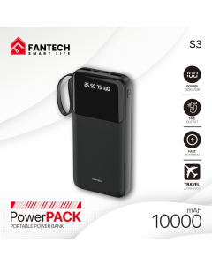 Power bank Prenosiva baterija Fantech S3 10000mAh, 10W crni - 220830