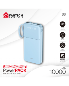 Power bank Prenosiva baterija Fantech S3 10000mAh, 10W  plavi - 220832
