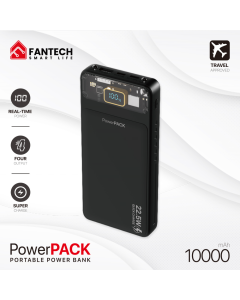 Power bank Prenosiva baterija Fantech T1 10000mAh QC, PD, 22.5W crni - 220834