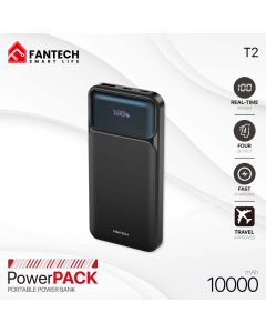Power bank Prenosiva baterija Fantech T2 10000mAh QC, PD, 22.5W  crni - 220836