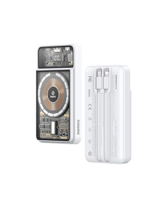 Power bank prenosiva baterija REMAX Phantom Series RPP-580 PD 20W+QC 22.5W 10000mAh beli - 217166
