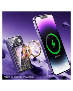Power Bank Remax Walking-Phantom RPP-580 Mag Charger 20W+22.5W PD+QC 10000 mAh crna - 602375