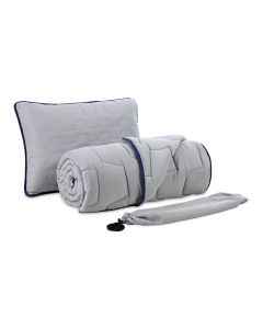 DORMEO AdaptiveGo set jastuk, jorgan i torba,siva, 200X200cm - 110084817-1