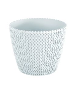 PROSPERPLAST Saksija OFY 19x16cm, bela - PR DSP190-S449