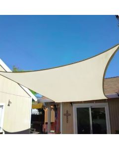 MULTIGARDEN Pravougaono solarno jedro za hlad 2x3m, bež - 19193B BEIGE