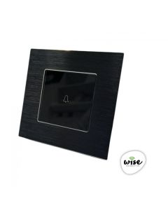 Wise Prekidač za zvono - aluminijumski panel crni - PMK000170A00000