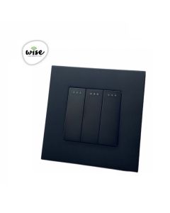 Wise Prekidač mehanički, 3 tastera, PVC mat panel - WISE - PMK000140A00000