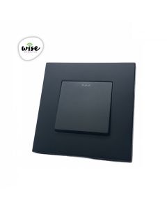 Wise Prekidač mehanički, 1 taster, PVC mat panel PM80001 - PMK000138A00000