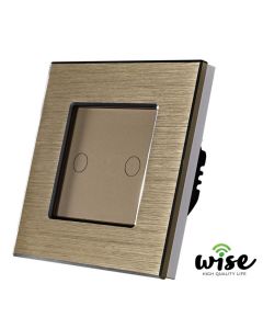 Wise Wise naizmenični prekidač, 2 tastera- aluminijumski panel - PMK000217A00000