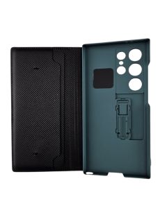 Futrola na preklop Elegant holster za Samsung S24 Ultra, maslinasta - 1860041