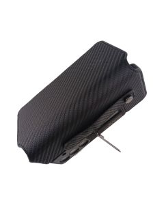 Futrola na preklop Elegant holster za Samsung S25+, karbon - 1860110