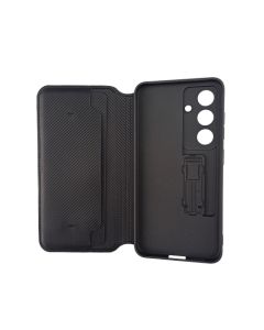 Futrola na preklop Elegant holster za Samsung S25, karbon - 1860101