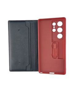 Futrola na preklop Elegant holster za Samsung S25 Ultra, bordo - 1860098