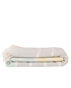 DEKOR DOM Prekrivač LA PRIMAVERA 150X200 1654/B - Yellow/Turquoise