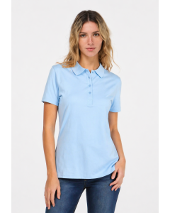 Mafimi Majica premium polo lady svetlo plava