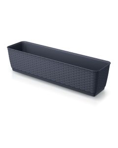 Balkonska Saksija Ratolla Case P 49X17X15Cm Antracit Sa Podmetačem - PR ISR500P-S433