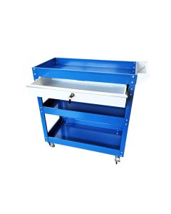 PROLINETECH Kolica za alat sa 3 police i fiokom – plava PLT/WS-03/1