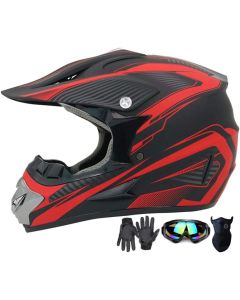 PROLINETECH Kaciga za Qvad-BMX-Cros PLT/HE-RED_S