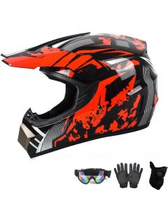 PROLINETECH Kaciga za Qvad-BMX-Cros PLT/HE-RED_L
